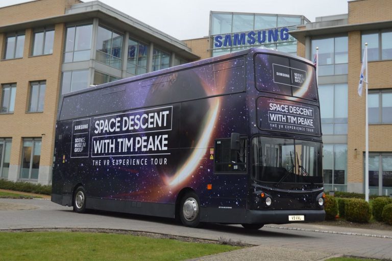 pre-owned bus conversion Space Descent with Tim Peake, The VR Experience Tour