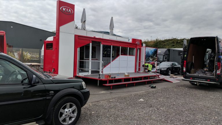 6 metre exhibition trailer