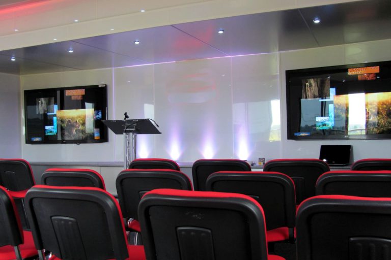 Event trailer interior