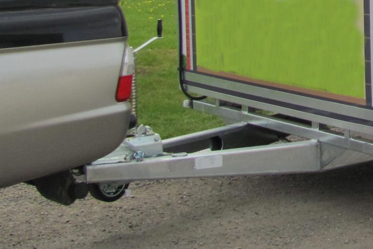 Drawbar trailer A Frame
