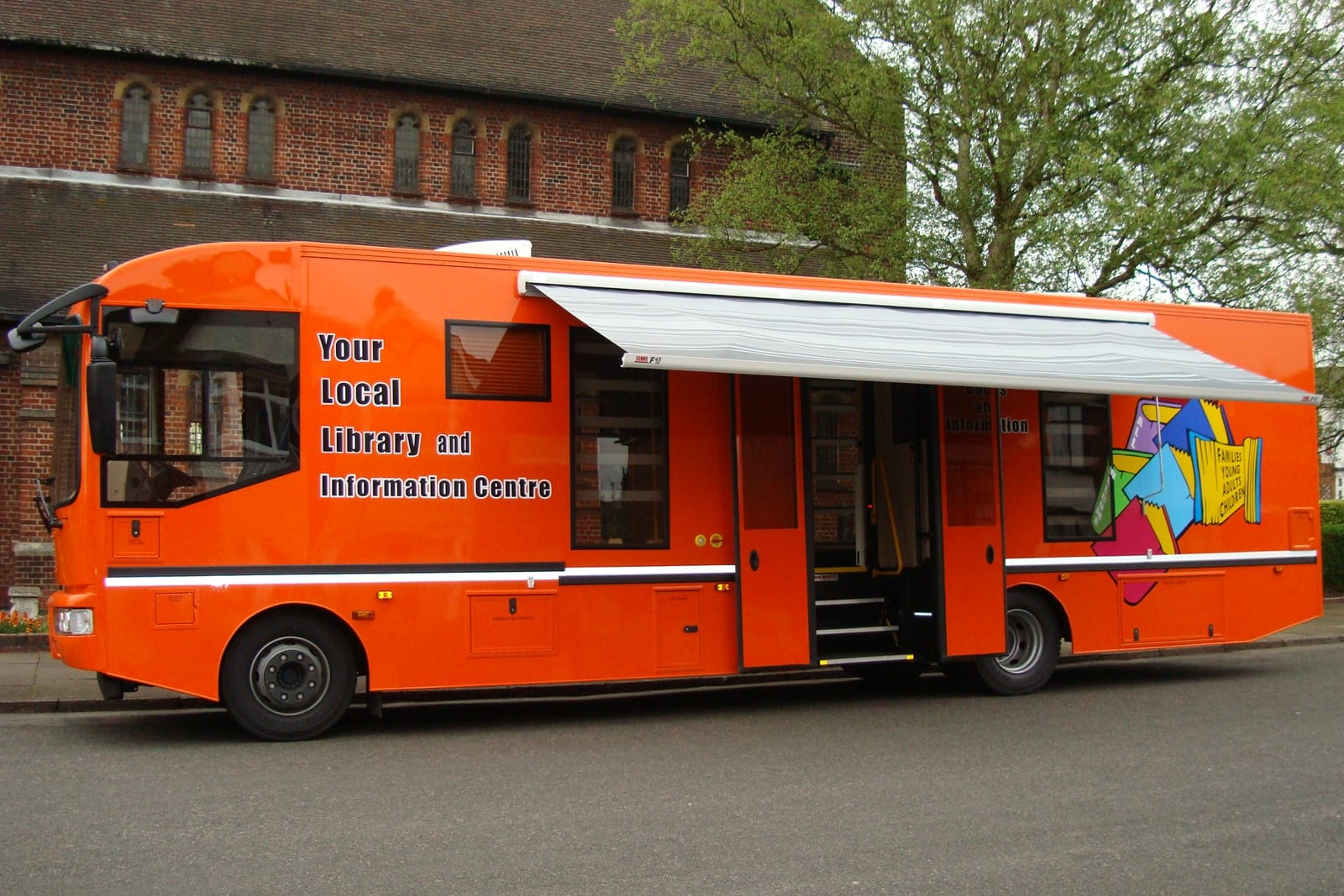Mobile libraries and outreach vehicles for community services