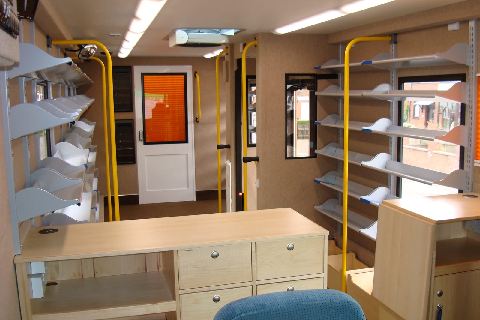 Mobile libraries and outreach vehicles for community services