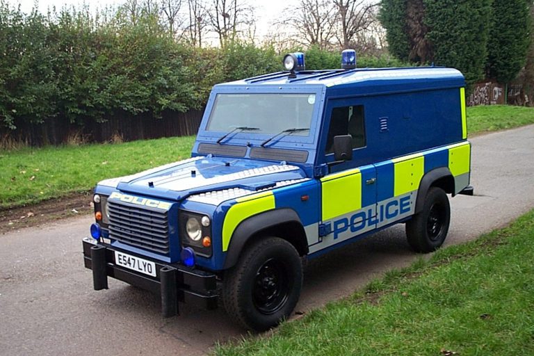 Police Landrover