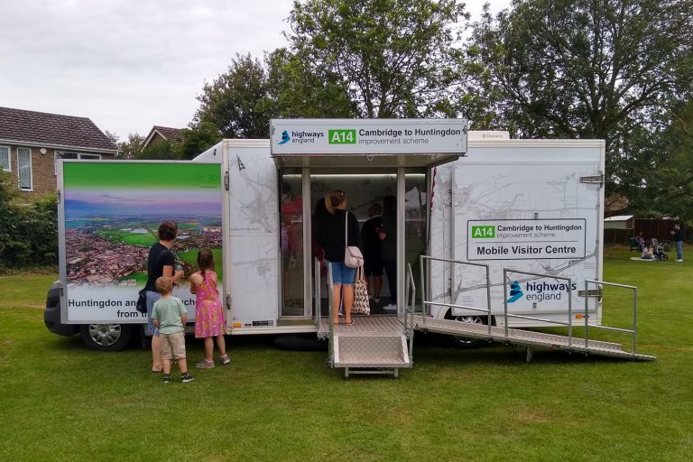 public information vehicle at local event