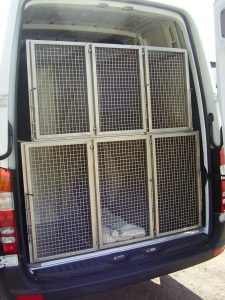dog van