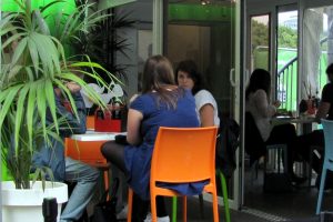 catering trailers offering seating