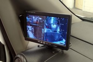 cctv screen in pet ambulance