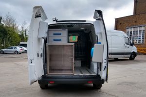 pet ambulance interior