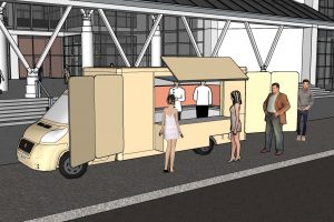 A food truck creative visual