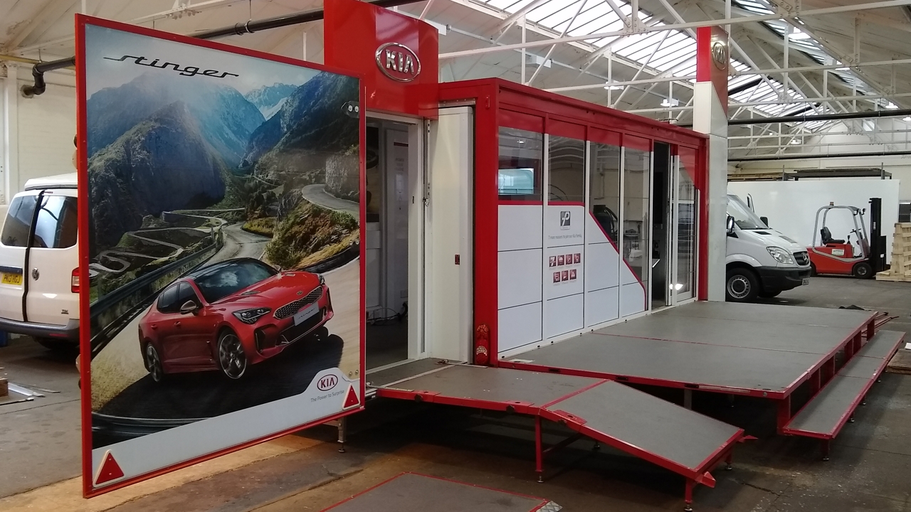 exhibition trailer refurbishment