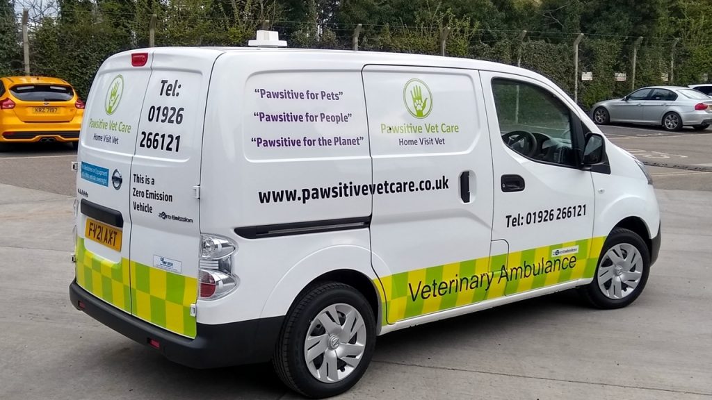 home visit vet vehicle exterior