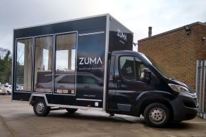 exhibition vehicle to display new product