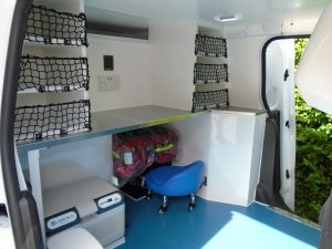 netting being used for van storage