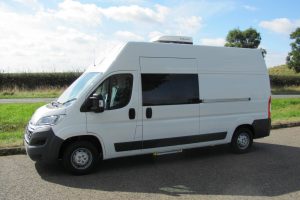 panel van conversions include this camper van in white