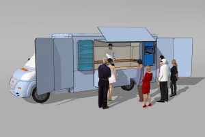 product sampling vehicle visual