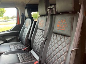 very attractive bespoke van seating trim