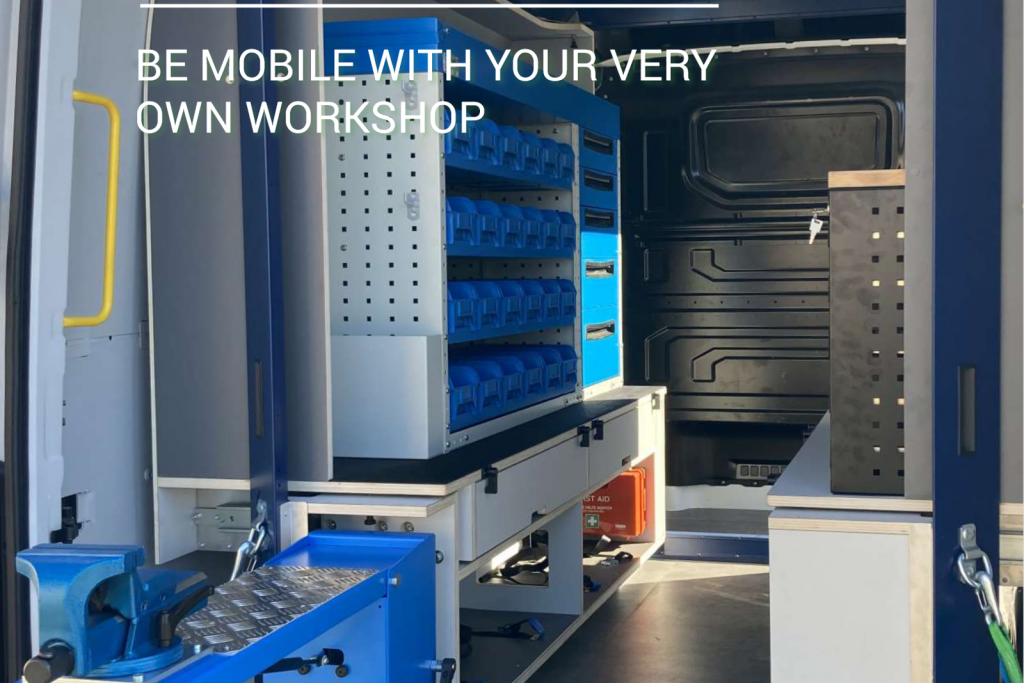 interior of a mobile workshop
