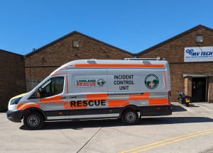 completed search and rescue vehicle