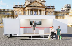 vehicle design for a product information vehicle