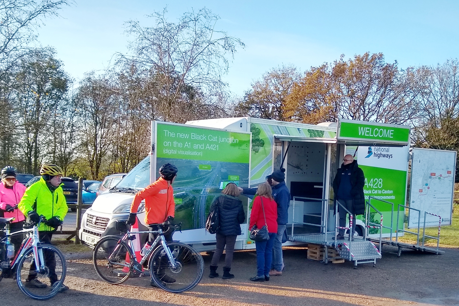 a community engagement roadshow about the A428