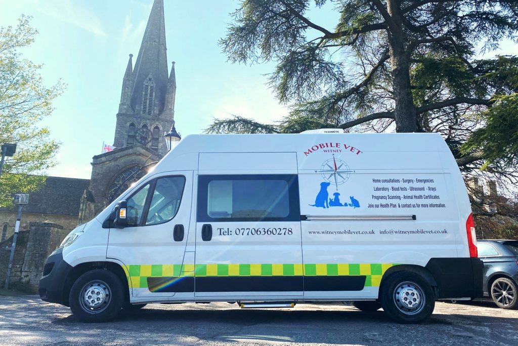 mobile vet practice surgery in Witney