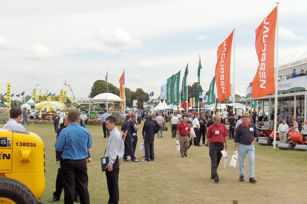Visitors to an agricultural show