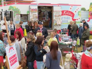 An ex mobile library converted into a brand experience