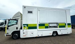 side view of vehicle closed up